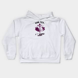 Love the maple leaf Kids Hoodie